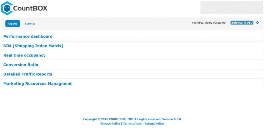 Retail Analytics Platform - CountBOX